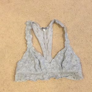 Light gray, racer-back bralette!
